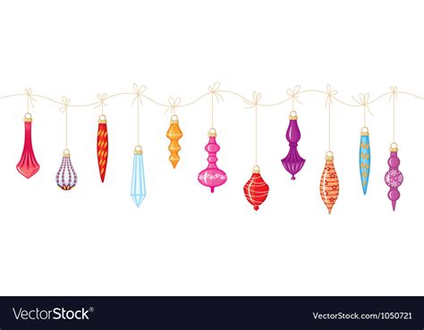 Christmas garland Royalty Free Vector Image - VectorStock