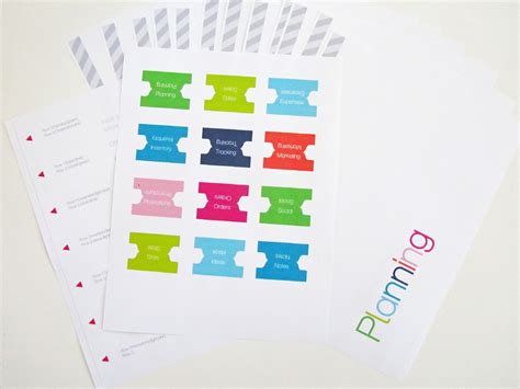 Clean Life and Home: Free Printable: Divider Tabs Pages for Your ...