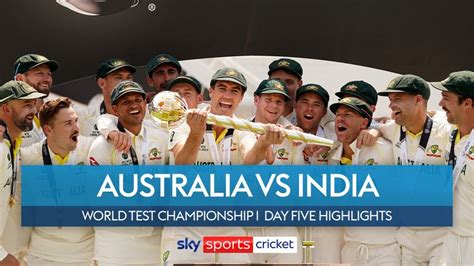 Australia beat India to win World Test Championship | Day five ...