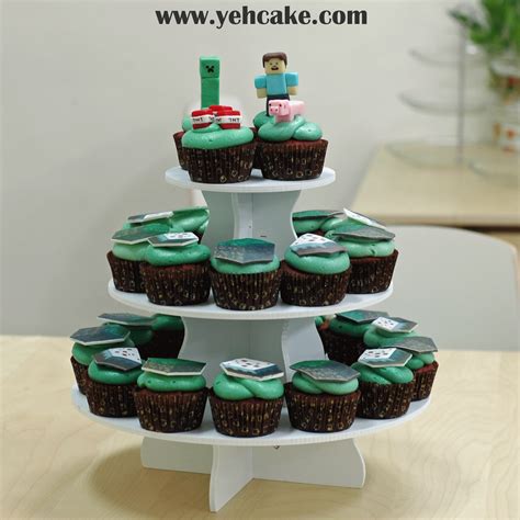 Minecraft cupcakes | Minecraft cupcakes, Desserts, Cake