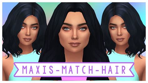 Sims 4 Maxis Match Curly Hair - coolefil