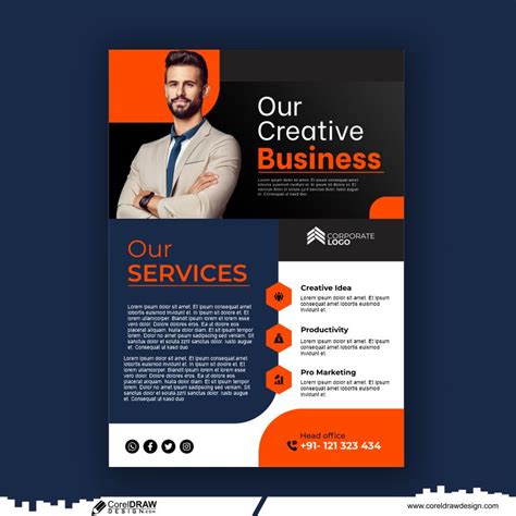 Download business company flyer design template premium free design ...