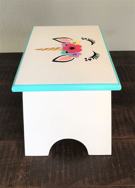 Step Stool Personalized Stool Hand Painted Stool Childrens - Etsy