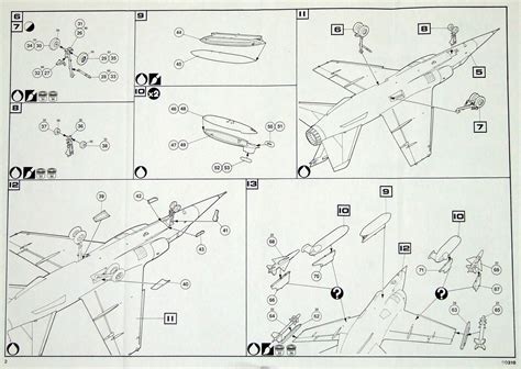 Airfix Mirage F-1 instruction sheet ? - Jet Modeling - ARC Discussion ...