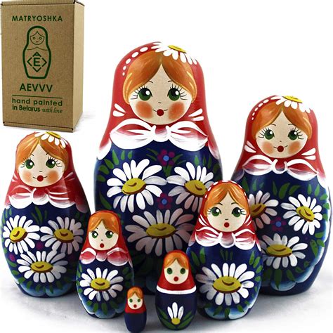 Buy Nesting Dolls - Matryoshka Matrioskas Babushka Matruska Russian 7 ...