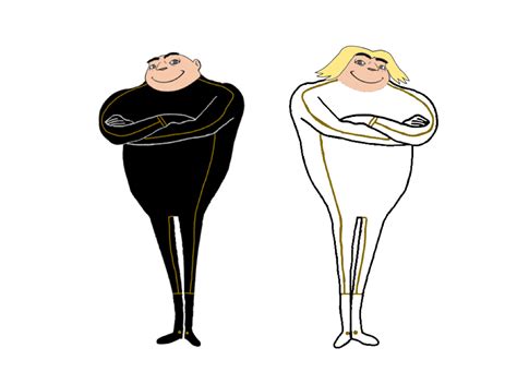 Gru and Dru in their Suits by Marketey on DeviantArt