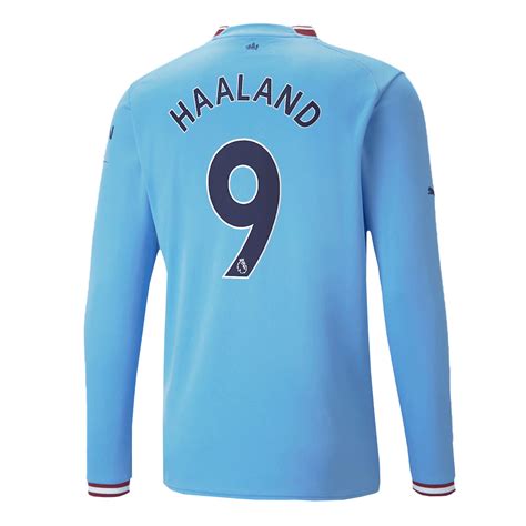 Manchester City Jersey HAALAND #9 Custom Home Soccer Jersey 2022/23