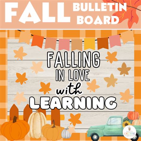 Fall Bulletin Board Classroom Decor - Teach Create and Caffeinate