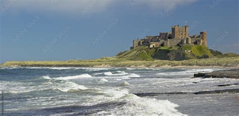 bamburgh castle Stock Photo | Adobe Stock