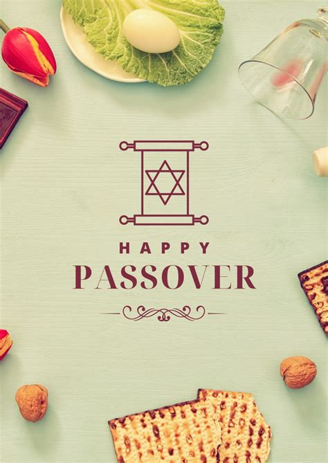 Free and customizable passover templates