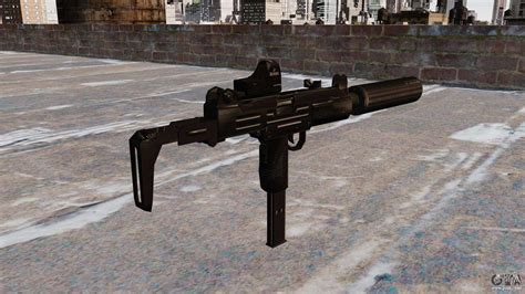 Uzi submachine gun Tactical for GTA 4