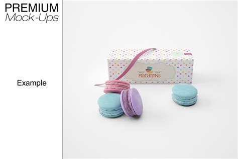 French Macarons & Gift Box Mockup Pack on Behance