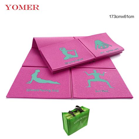 YOMER Yoga Mat 8mm Yoga Pads Fitness Mat PVC Material for Exercise ...