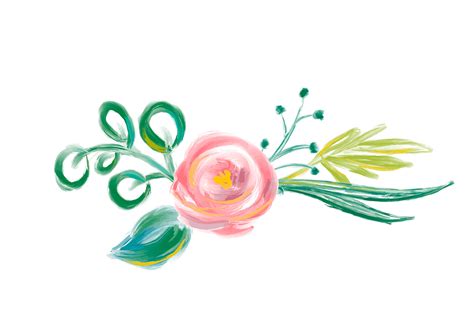 Cute spring Watercolor Vector Flower bouquet. Art isolated illustration ...