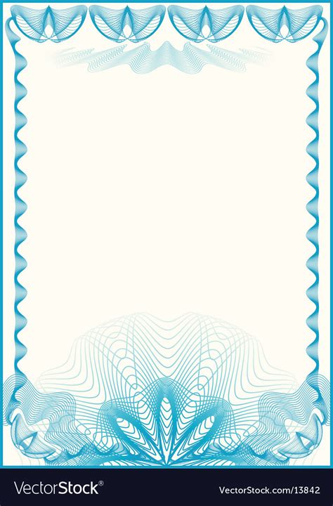 Certificate border Royalty Free Vector Image - VectorStock