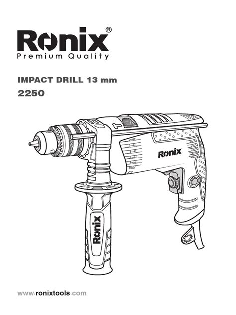 Impact Drill 13mm User Manual | PDF | Drill | Drilling