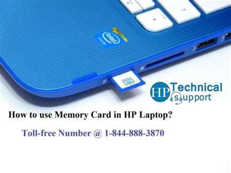 How to use memory card in hp laptop?