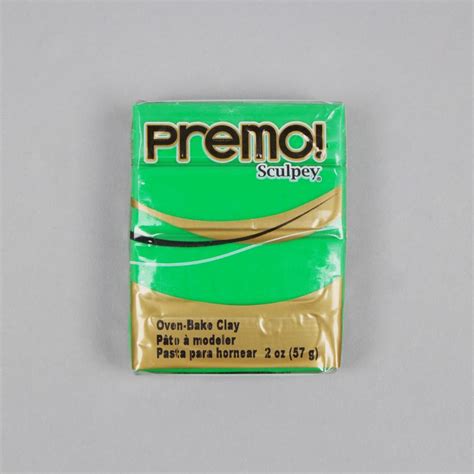 Premo! Sculpey Polymer Clay Green 57g | JewelleryMaker.com