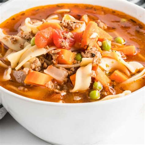 Hearty Beef Noodle Soup Recipe ⋆ Real Housemoms