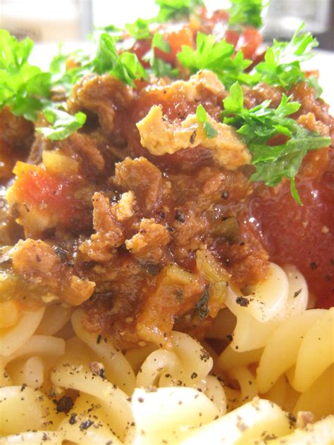 Vegan Blognese with fusilli pasta | Vegan Bolognese with fus… | Flickr