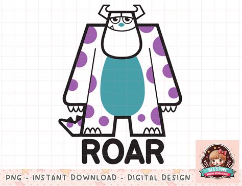 Disney Pixar Monsters University Sulley Roar Graphic png, in - Inspire ...