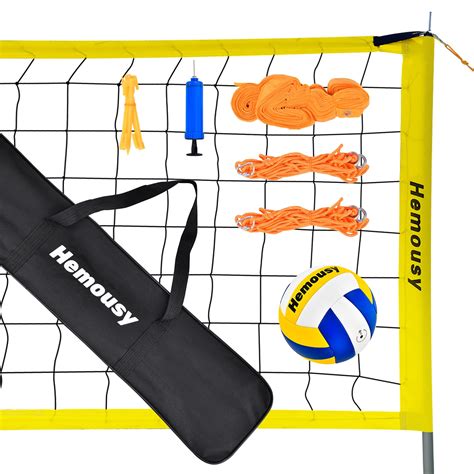 Buy Beach Volleyball Net Set,Easy Setup Outdoor Volleyball Set,31FT ...