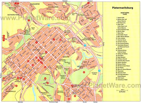 Pietermaritzburg Map - South Africa