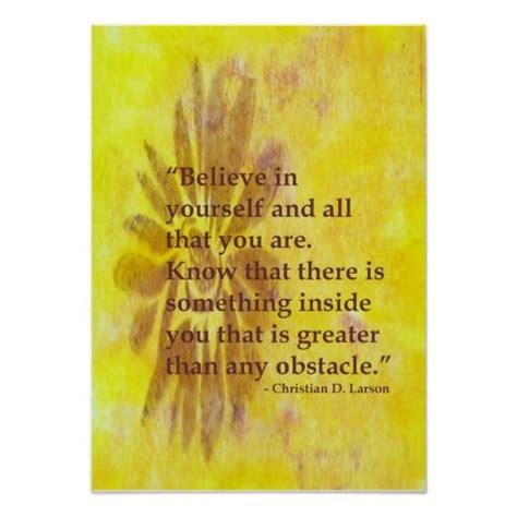 Believe In Yourself Motivational Poster | Zazzle | Motiverende poster ...