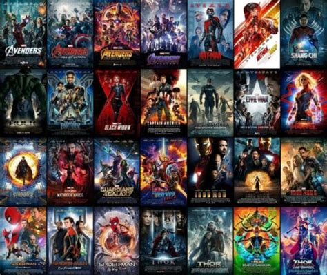 Marvel MCU Avengers Movie Poster Collection Bundle Lot - Set of 31 ...