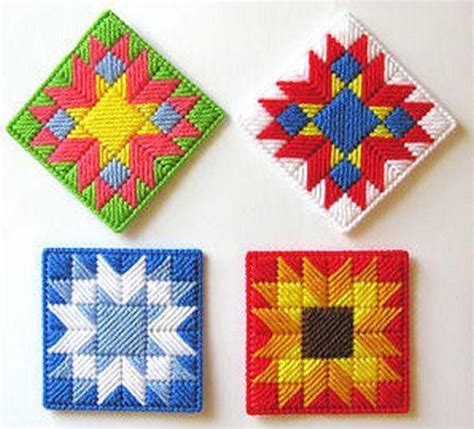 Patchwork Coasters Free Pattern – Nuts about Needlepoint