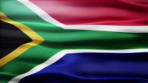 South African Flag Stock Video Footage for Free Download