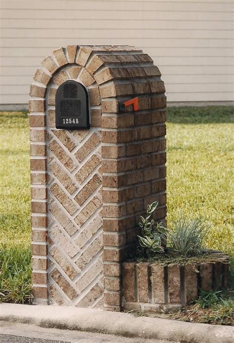 List Of Brick Mailbox Designs Diy Ideas