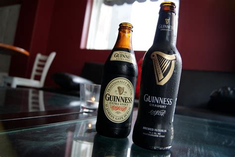 Guinness Extra Stout vs. Draught