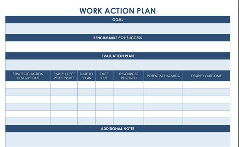 Action Plan Template for Managers | Excel Templates