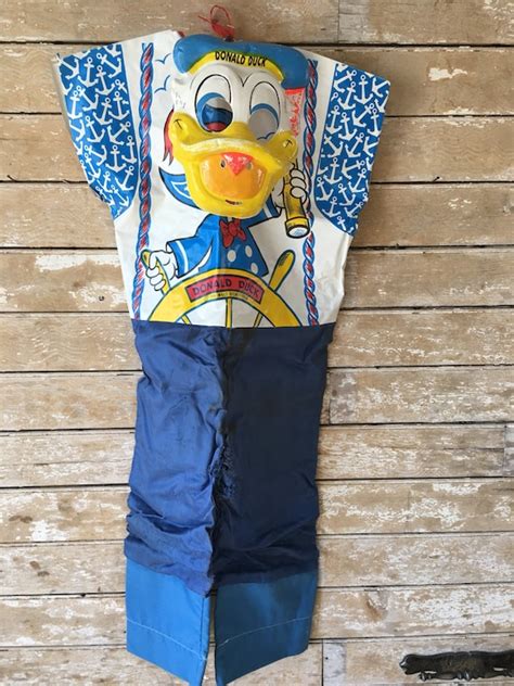 Vintage Donald Duck Halloween Costume 1970's Adorabl… - Gem