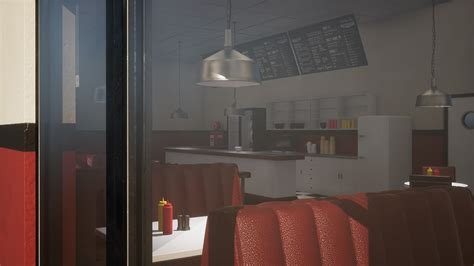 Diner Interior Pack in Environments - UE Marketplace