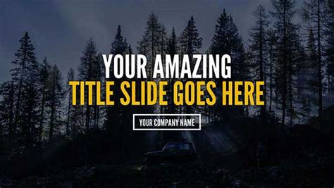 29 Amazing PowerPoint Title Slide Template (Free)