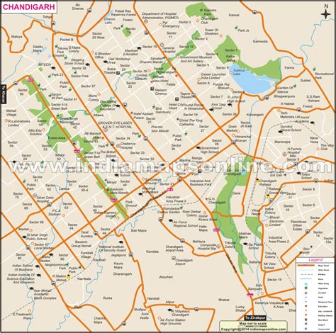 Road Map Of Chandigarh – Verjaardag Vrouw 2020