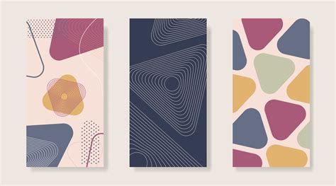 Creative Abstract Art Background Abstract Shape With Geometric Elements ...