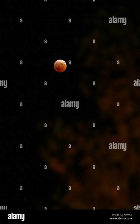 red moon eclipse Stock Photo - Alamy