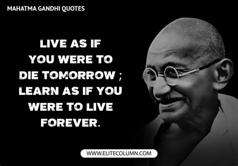 12 Mahatma Gandhi Quotes To Inspire You To Do More | EliteColumn