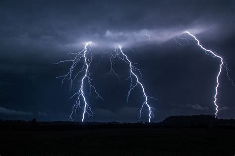 thunder, Storn, Flash, Lightning, Sky, Night, Eclair, Nuit, Foudre ...