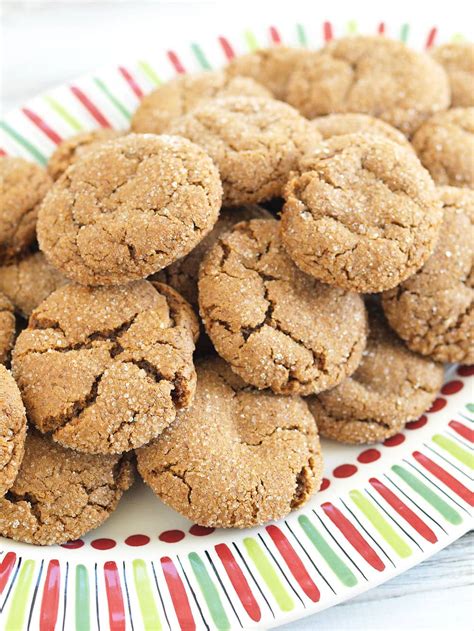 Healthy Ginger Cookies - Happy Healthy Mama