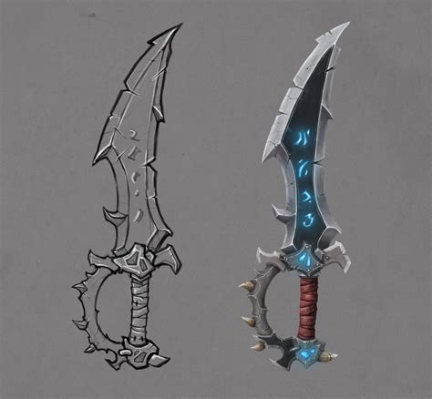 ArtStation - Fantasy Sword 2d Concept, Bernardo Cristovao Fantasy Sword ...