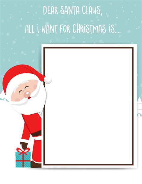 Santa Claus Letter: FREE PRINTABLE FOR KIDS - MomDot