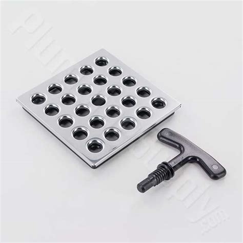 Easy tile-in square shower drains