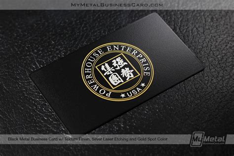 Black Metal Business Cards | My Metal Business Card