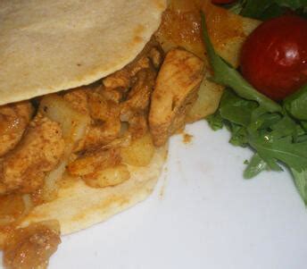 Curry Chicken Roti Recipe Online. Classic South African - Indian Style ...