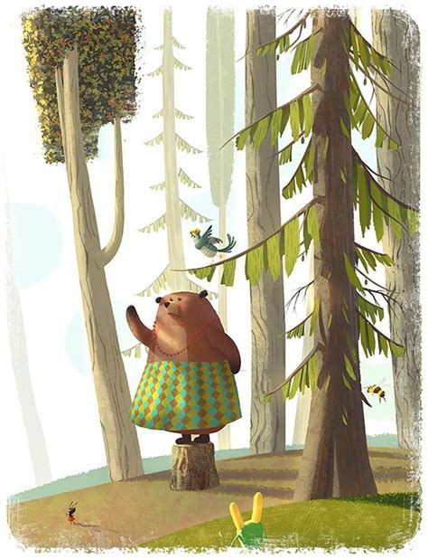 Illustrations for children book. | Forest illustration, Children ...