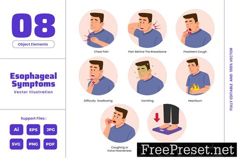 Esophageal Symptoms - Healthcare Poster Design XFPBCK3